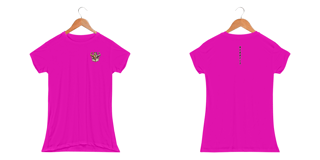 Nome do produto Camiseta Feminina  Baby Long Sport Dry Fit UV - Gato de Schrodinger Minimalista