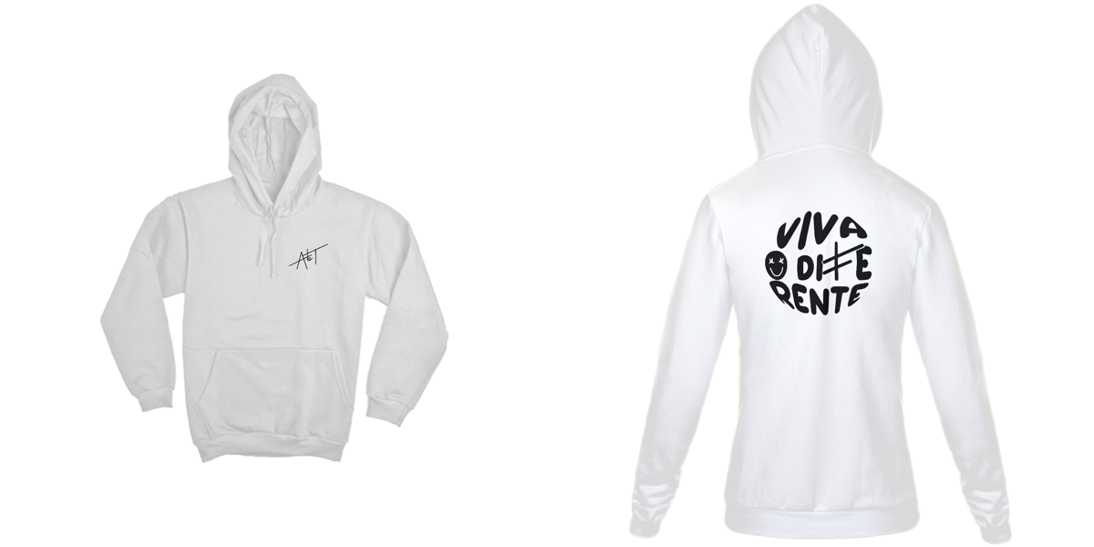 Nome do produto: Moletom Canguru Viva o diferente - 2024 02