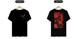 Nome do produto Camiseta De Exu Com Estampa De Galo