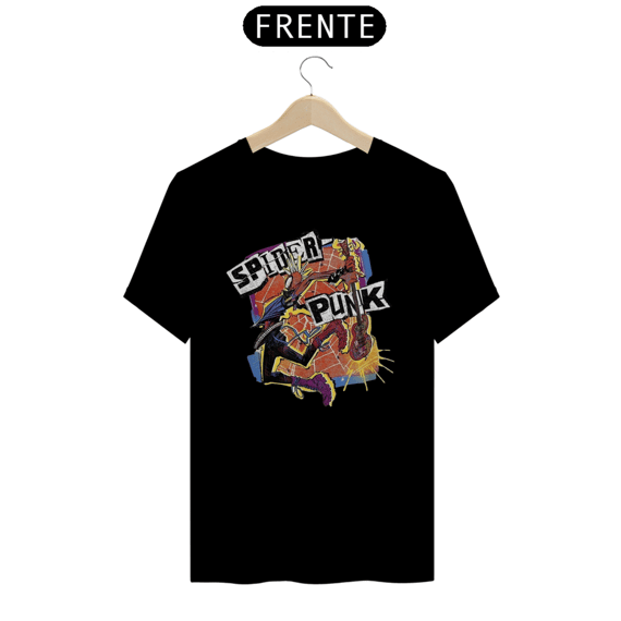 Camisa aranha punk aranhaverso 