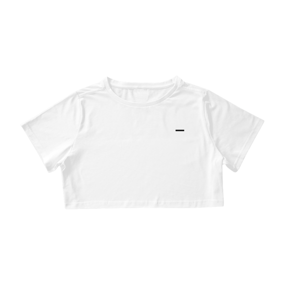 Minus Cropped - White
