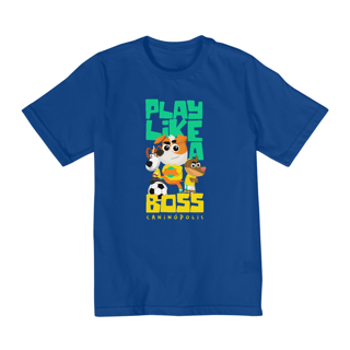 Nome do produto Camiseta - Play  Like a Boss 