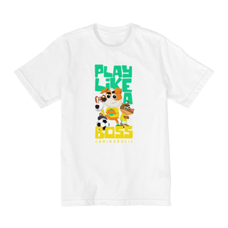 Nome do produto Camiseta - Play  Like a Boss 