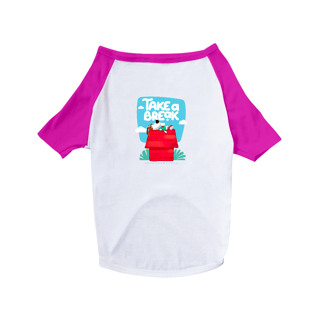 Nome do produto Camisa Pet Dog - Take a Break