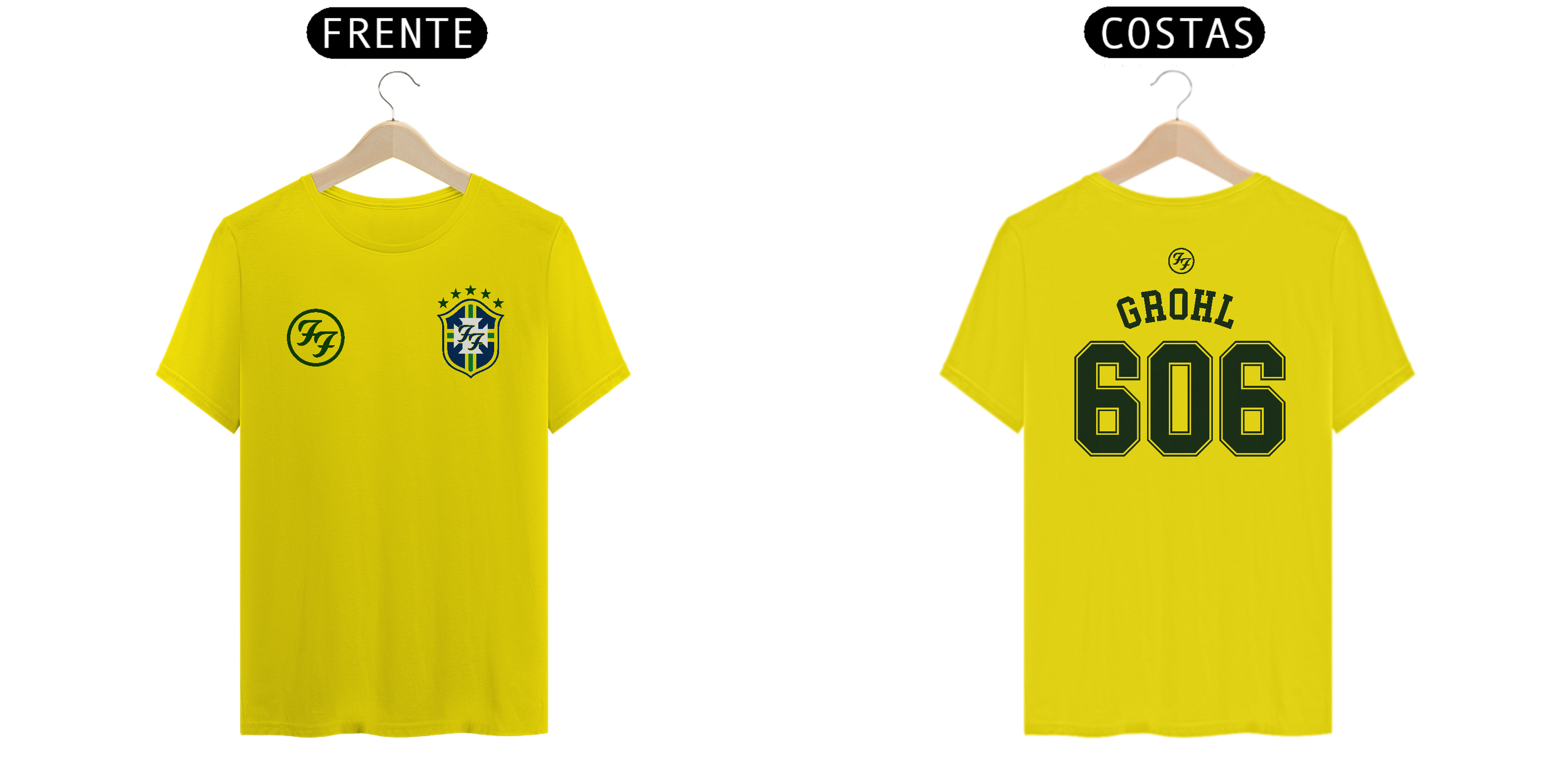 Camiseta Foo Fighters Brasil 2026