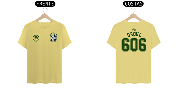 Camiseta Foo Fighters Brasil 2026 estonada