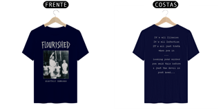 Nome do produto Camiseta Flourished Electric Demage