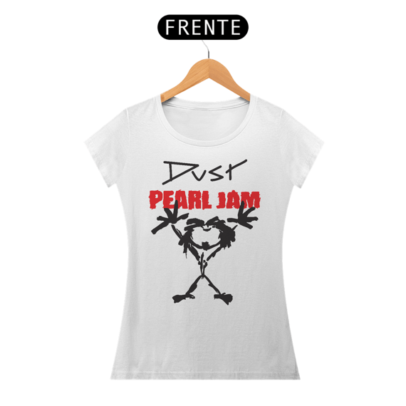 Camiseta Baby Look Dust Pearl Jam Cover