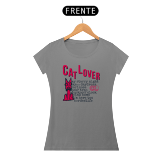 Nome do produto Camiseta Baby Long Cat Lover