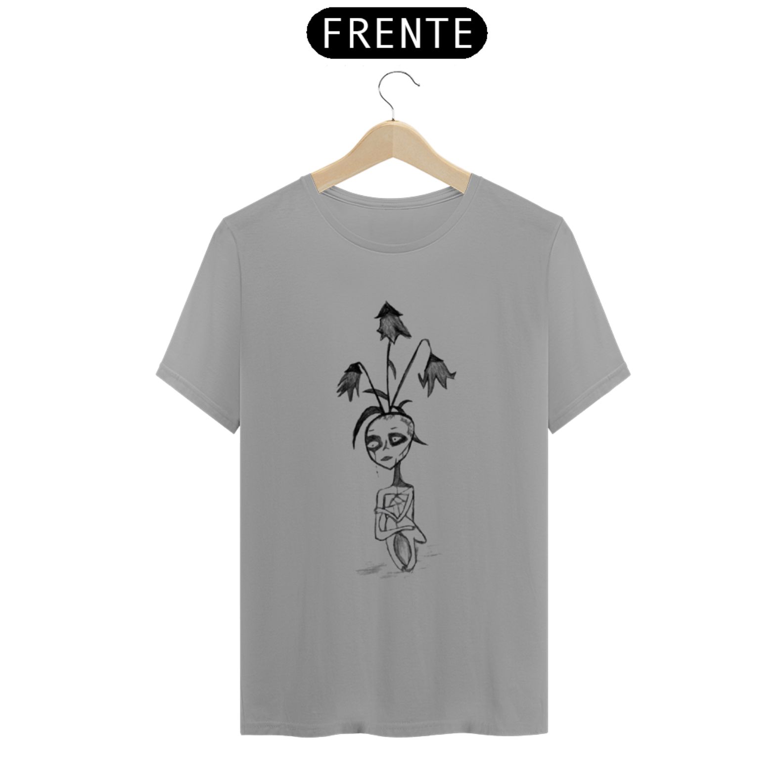 Camiseta Flourished Slate-man