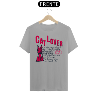Nome do produto Camiseta Unissex Cat Lover