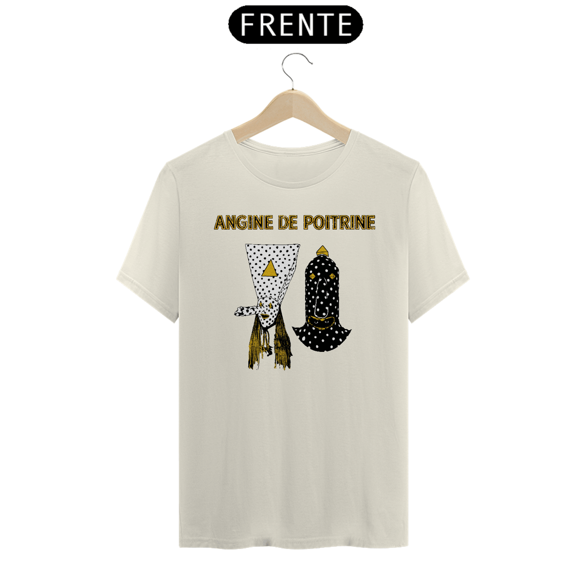Nome do produto: Camiseta Angine de Poitrine Marfim