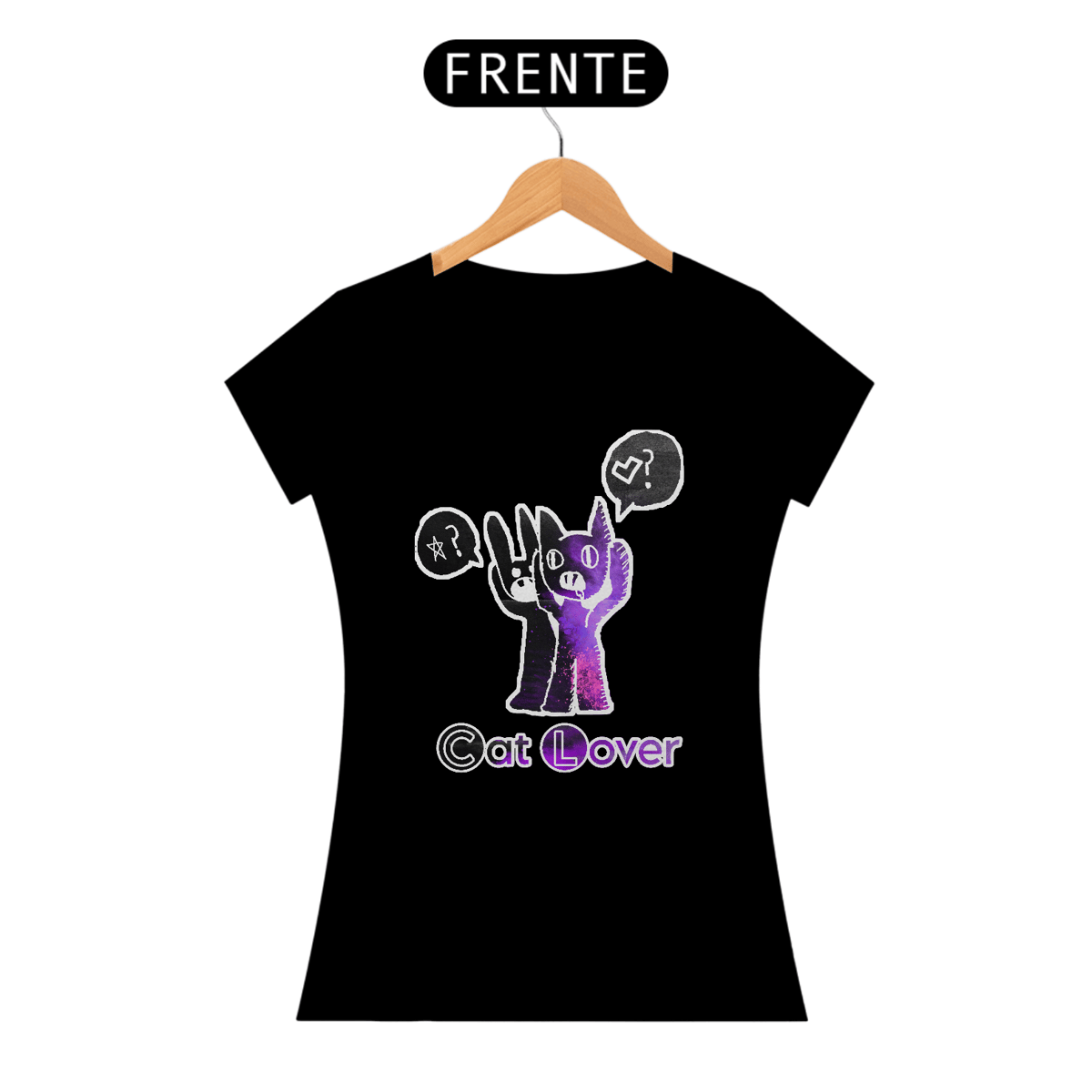 Nome do produto: Camiseta Baby Long Cat Lover