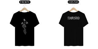 Camiseta Flourished Slate-man (frente e costas)