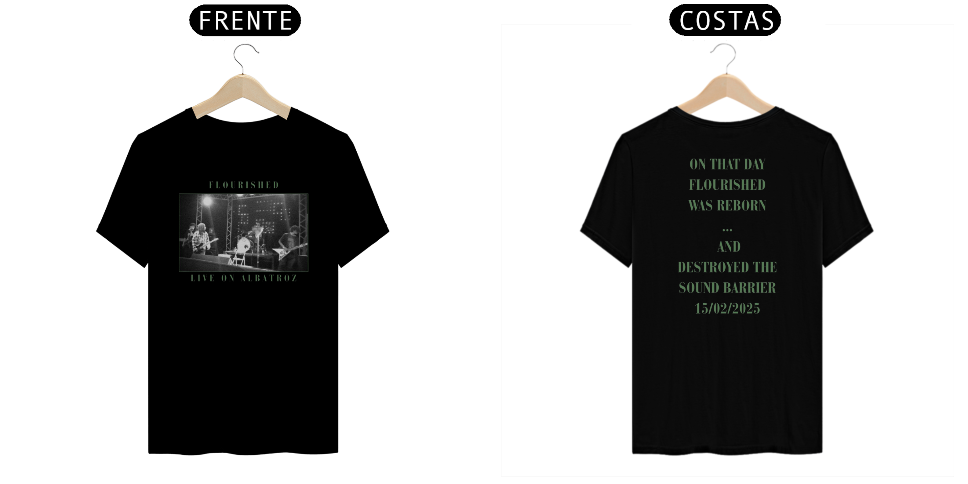 Camiseta Flourished Live on Albatroz