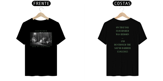 Camiseta Flourished Live on Albatroz