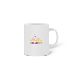 Nome do produto fREADom - Caneca