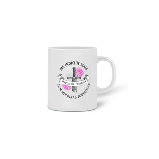 Nome do produto Caneca - Livros de Fantasia com Heroínas Poderosas