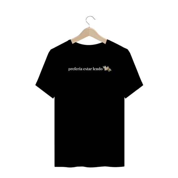 Camiseta Plus Size - Preferia estar lendo 