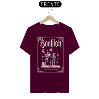Nome do produto Camiseta Unissex - Bookish , Live by day, read by night (dark)
