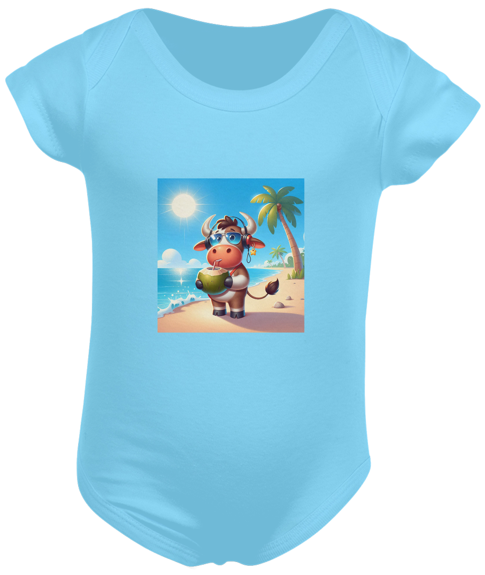 Boi na praia