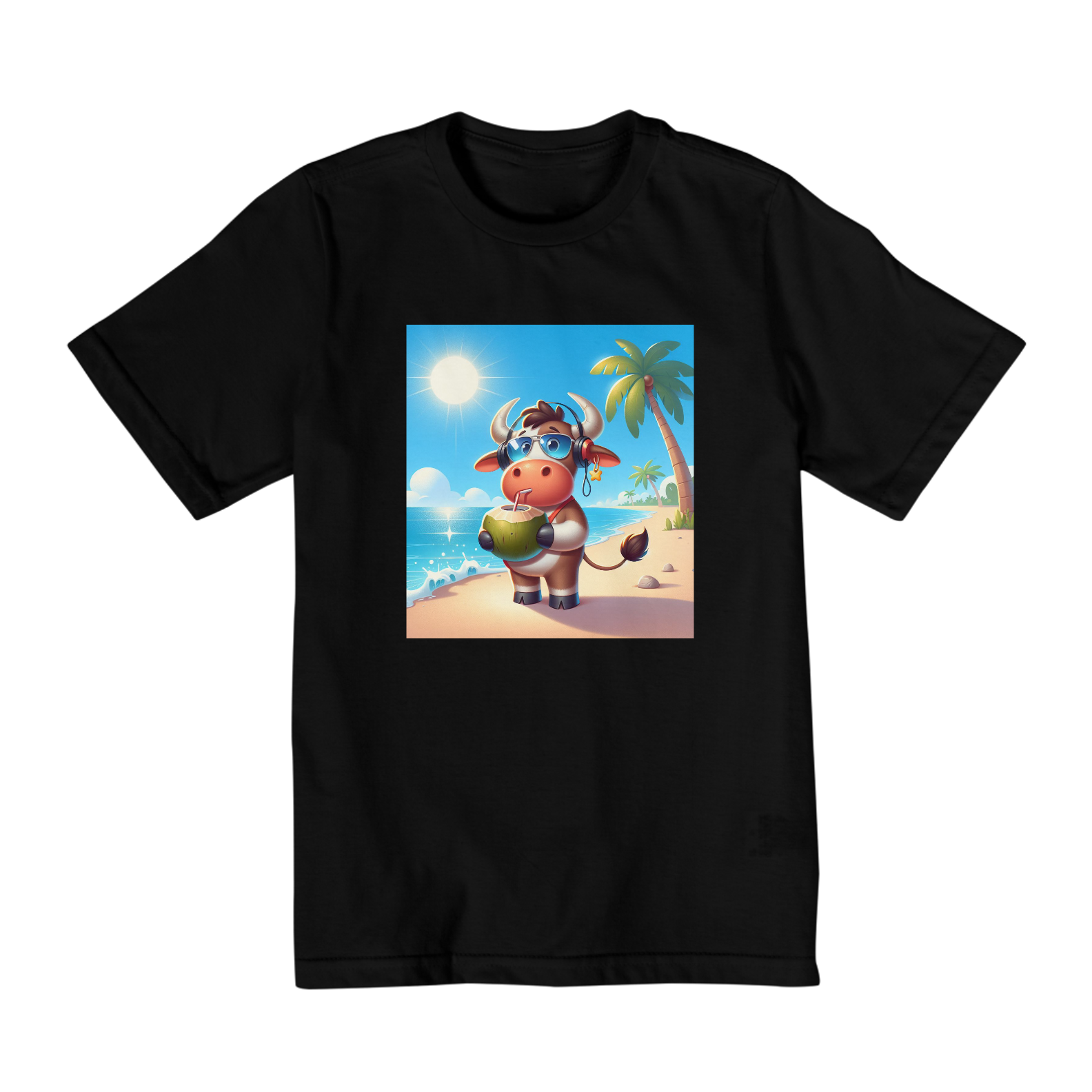 Boi na praia