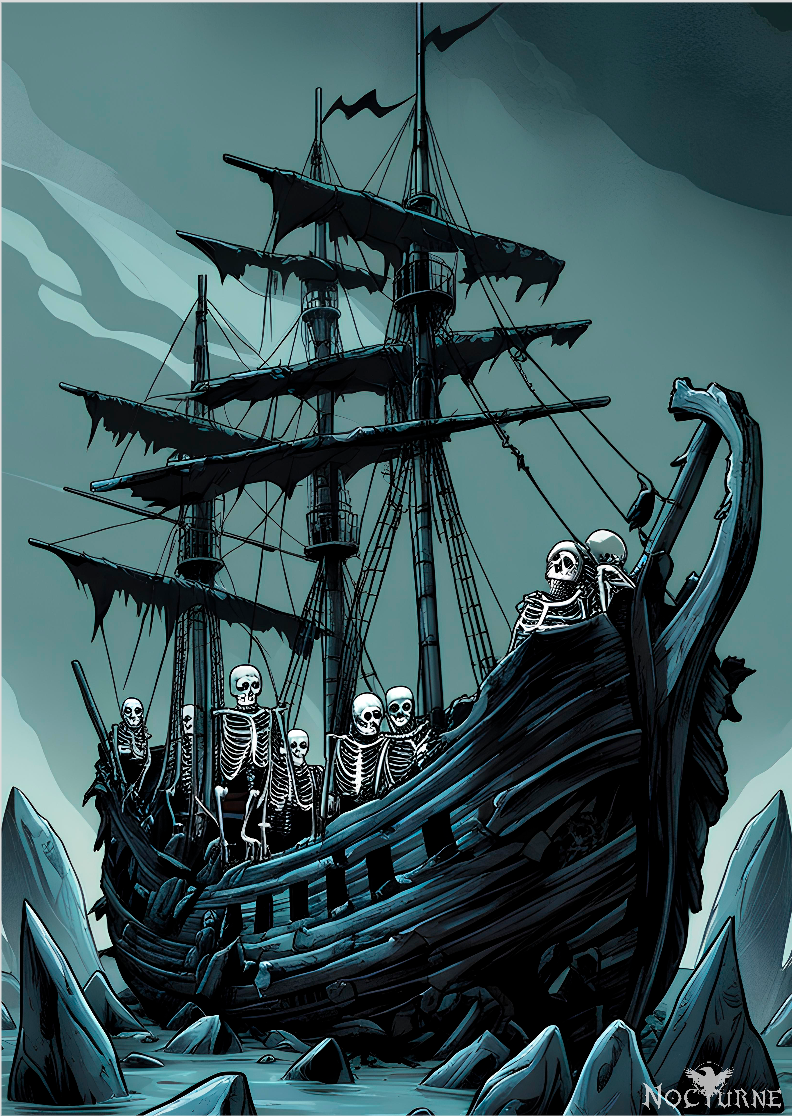 Nome do produto: Pôster Navio Fantasma