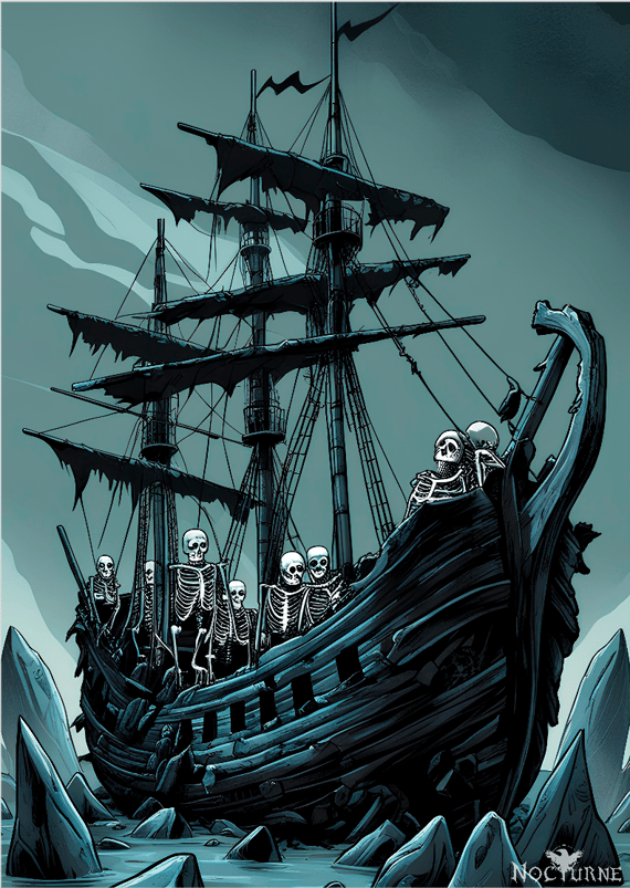 Pôster Navio Fantasma