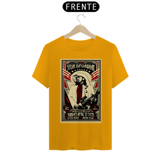 Nome do produto Camiseta Stevie Ray Vaughan de 1984 Show no Texas - ANTES DE COMPRAR VEJA TABELA DE MEDIDAS ABAIXO DO BOTÃO COMPRAR, POIS TROCA POR ERRO DE TAMANHO É DE RESPONSABILIDADE SUA E GERA CUSTO PRA VOCÊ
