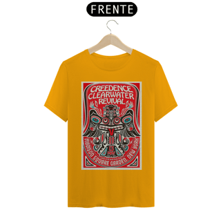 Nome do produto Camiseta Creedence Clearwater Revival show 1970 no Madison Square Garden - ANTES DE COMPRAR VEJA TABELA DE MEDIDAS ABAIXO DO BOTÃO COMPRAR, POIS TROCA POR ERRO DE TAMANHO É DE RESPONSABILIDADE SUA E GERA CUSTO PRA VOCÊ