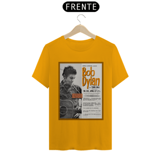 Nome do produto Camiseta BOB DYLAN 'Town Hall' Nova Iorque 1963 Primeiro Grande Cartaz do Concerto com ingresso original - ANTES DE COMPRAR VEJA TABELA DE MEDIDAS ABAIXO DO BOTÃO COMPRAR, POIS TROCA POR ERRO DE TAMANHO É DE RESPONSABILIDADE SUA E GERA CUSTO PRA VOCÊ