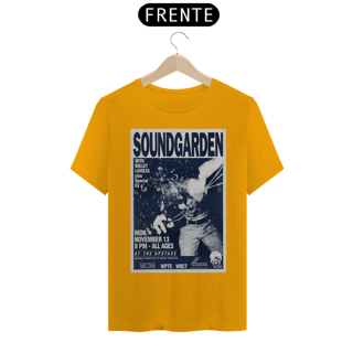 Nome do produto Camiseta Soundgarden show de1989 em Pittsburgh- ANTES DE COMPRAR VEJA TABELA DE MEDIDAS ABAIXO DO BOTÃO COMPRAR, POIS TROCA POR ERRO DE TAMANHO É DE RESPONSABILIDADE SUA E GERA CUSTO PRA VOCÊ