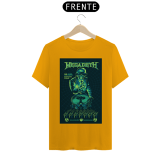 Nome do produto Camiseta Megadeth show de 2016 em Santiago- NOSSAS CAMISETAS SÃO MAIS AJUSTADAS AO CORPO - ANTES DE FINALIZAR, VEJA TABELA DE MEDIDAS ABAIXO DO BOTÃO COMPRAR OU COMPRE UM TAMANHO MAIOR.