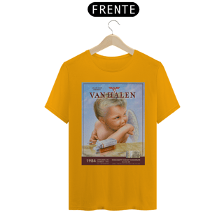 Nome do produto Camiseta Van Halen show de 1984 no Mississippi+ ingresso original  - NOSSAS CAMISETAS SÃO MAIS AJUSTADAS AO CORPO - ANTES DE FINALIZAR, VEJA TABELA DE MEDIDAS ABAIXO DO BOTÃO COMPRAR OU COMPRE UM TAMANHO MAIOR.