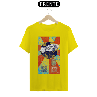 Nome do produto Camiseta Épica Led Zeppelin no Madison Square Garden em 1970 - ANTES DE COMPRAR VEJA TABELA DE MEDIDAS ABAIXO DO BOTÃO COMPRAR, POIS TROCA POR ERRO DE TAMANHO É DE RESPONSABILIDADE SUA E GERA CUSTO PRA VOCÊ