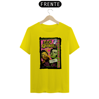 Nome do produto Camiseta Sex Pistols American Tour Dallas 1978 com seu ingresso original - ANTES DE COMPRAR VEJA TABELA DE MEDIDAS ABAIXO DO BOTÃO COMPRAR, POIS TROCA POR ERRO DE TAMANHO É DE RESPONSABILIDADE SUA E GERA CUSTO PRA VOCÊ