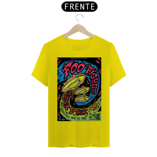 Nome do produto Camiseta primeiro show do primeiro album do Foo Fighters de 1995 - ANTES DE COMPRAR VEJA TABELA DE MEDIDAS ABAIXO DO BOTÃO COMPRAR, POIS TROCA POR ERRO DE TAMANHO É DE RESPONSABILIDADE SUA E GERA CUSTO PRA VOCÊ