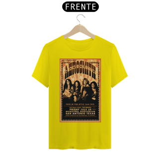 Nome do produto Camiseta Aerosmith Show de 1975 no Texas - ANTES DE COMPRAR VEJA TABELA DE MEDIDAS ABAIXO DO BOTÃO COMPRAR, POIS TROCA POR ERRO DE TAMANHO É DE RESPONSABILIDADE SUA E GERA CUSTO PRA VOCÊ