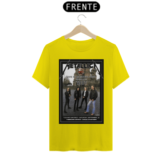 Nome do produto Camiseta Metallica Show Épico em Moscou  para 1,6mi de pessoas - ANTES DE COMPRAR VEJA TABELA DE MEDIDAS ABAIXO DO BOTÃO COMPRAR, POIS TROCA POR ERRO DE TAMANHO É DE RESPONSABILIDADE SUA E GERA CUSTO PRA VOCÊ