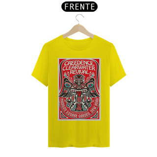 Nome do produto Camiseta Creedence Clearwater Revival show 1970 no Madison Square Garden - ANTES DE COMPRAR VEJA TABELA DE MEDIDAS ABAIXO DO BOTÃO COMPRAR, POIS TROCA POR ERRO DE TAMANHO É DE RESPONSABILIDADE SUA E GERA CUSTO PRA VOCÊ
