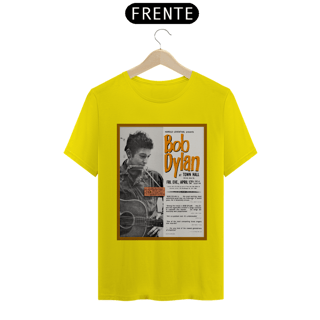 Nome do produto Camiseta BOB DYLAN 'Town Hall' Nova Iorque 1963 Primeiro Grande Cartaz do Concerto com ingresso original - ANTES DE COMPRAR VEJA TABELA DE MEDIDAS ABAIXO DO BOTÃO COMPRAR, POIS TROCA POR ERRO DE TAMANHO É DE RESPONSABILIDADE SUA E GERA CUSTO PRA VOCÊ