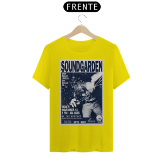 Nome do produto Camiseta Soundgarden show de1989 em Pittsburgh- ANTES DE COMPRAR VEJA TABELA DE MEDIDAS ABAIXO DO BOTÃO COMPRAR, POIS TROCA POR ERRO DE TAMANHO É DE RESPONSABILIDADE SUA E GERA CUSTO PRA VOCÊ