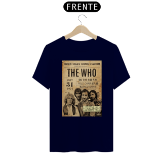 Nome do produto Camiseta The Who 1971 Nova Yorque com o ingresso original - ANTES DE COMPRAR VEJA TABELA DE MEDIDAS ABAIXO DO BOTÃO COMPRAR, POIS TROCA POR ERRO DE TAMANHO É DE RESPONSABILIDADE SUA E GERA CUSTO PRA VOCÊ