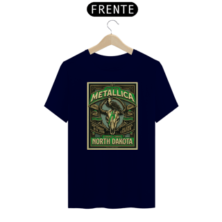 Nome do produto Camiseta Metallica Concerto em North Dakota 2018 - ANTES DE COMPRAR VEJA TABELA DE MEDIDAS ABAIXO DO BOTÃO COMPRAR, POIS TROCA POR ERRO DE TAMANHO É DE RESPONSABILIDADE SUA E GERA CUSTO PRA VOCÊ