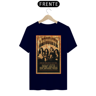 Nome do produto Camiseta Aerosmith Show de 1975 no Texas - ANTES DE COMPRAR VEJA TABELA DE MEDIDAS ABAIXO DO BOTÃO COMPRAR, POIS TROCA POR ERRO DE TAMANHO É DE RESPONSABILIDADE SUA E GERA CUSTO PRA VOCÊ