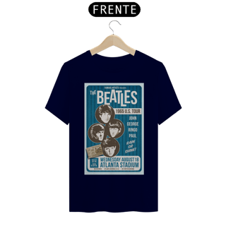 Nome do produto Camiseta The Beatles US Tour 1965 - Atlanta com o ingresso original - NOSSAS CAMISETAS SÃO MAIS AJUSTADAS AO CORPO - ANTES DE FINALIZAR, VEJA TABELA DE MEDIDAS ABAIXO DO BOTÃO COMPRAR OU COMPRE UM TAMANHO MAIOR.