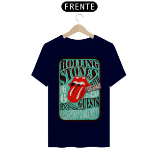 Nome do produto Camiseta do polêmico show dos Rolling Stones de 1969 no violento festival em Altamont com seu ingresso original - ANTES DE COMPRAR VEJA TABELA DE MEDIDAS ABAIXO DO BOTÃO COMPRAR, POIS TROCA POR ERRO DE TAMANHO É DE RESPONSABILIDADE SUA E GERA CUSTO P