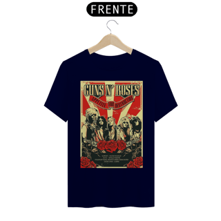 Nome do produto Camiseta Guns N Roses em Manchester 1987 - ANTES DE COMPRAR VEJA TABELA DE MEDIDAS ABAIXO DO BOTÃO COMPRAR, POIS TROCA POR ERRO DE TAMANHO É DE RESPONSABILIDADE SUA E GERA CUSTO PRA VOCÊ
