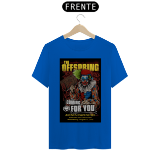 Nome do produto Camiseta Offspring show na Suiça em 2018 - ANTES DE COMPRAR VEJA TABELA DE MEDIDAS ABAIXO DO BOTÃO COMPRAR, POIS TROCA POR ERRO DE TAMANHO É DE RESPONSABILIDADE SUA E GERA CUSTO PRA VOCÊ