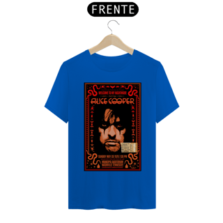 Nome do produto Camiseta Alice Cooper show de 1975 em Nashville com o ingresso original - ANTES DE COMPRAR VEJA TABELA DE MEDIDAS ABAIXO DO BOTÃO COMPRAR, POIS TROCA POR ERRO DE TAMANHO É DE RESPONSABILIDADE SUA E GERA CUSTO PRA VOCÊ